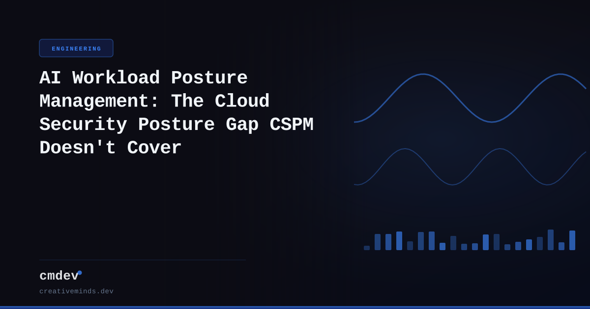 AI Workload Posture Management: The Cloud Security Posture Gap CSPM Doesn't Cover