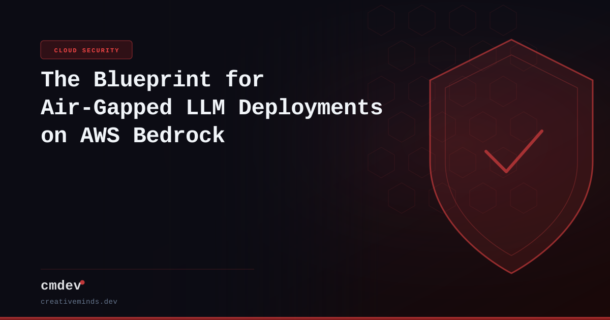 The Blueprint for Air-Gapped LLM Deployments on AWS Bedrock
