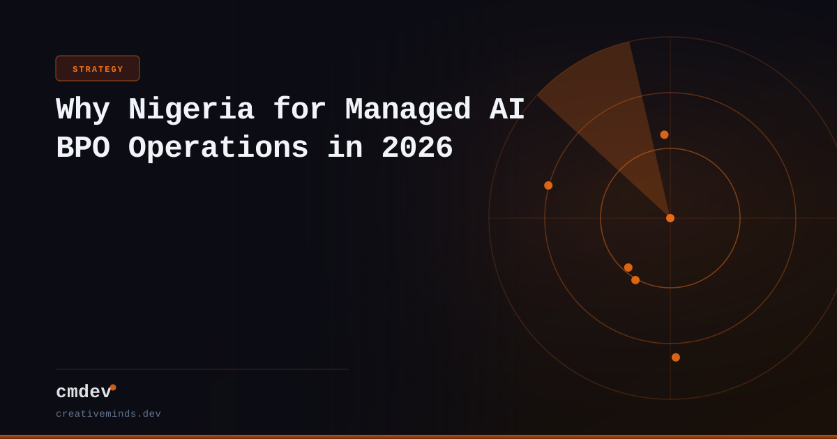 Why Nigeria for Managed AI BPO Operations in 2026