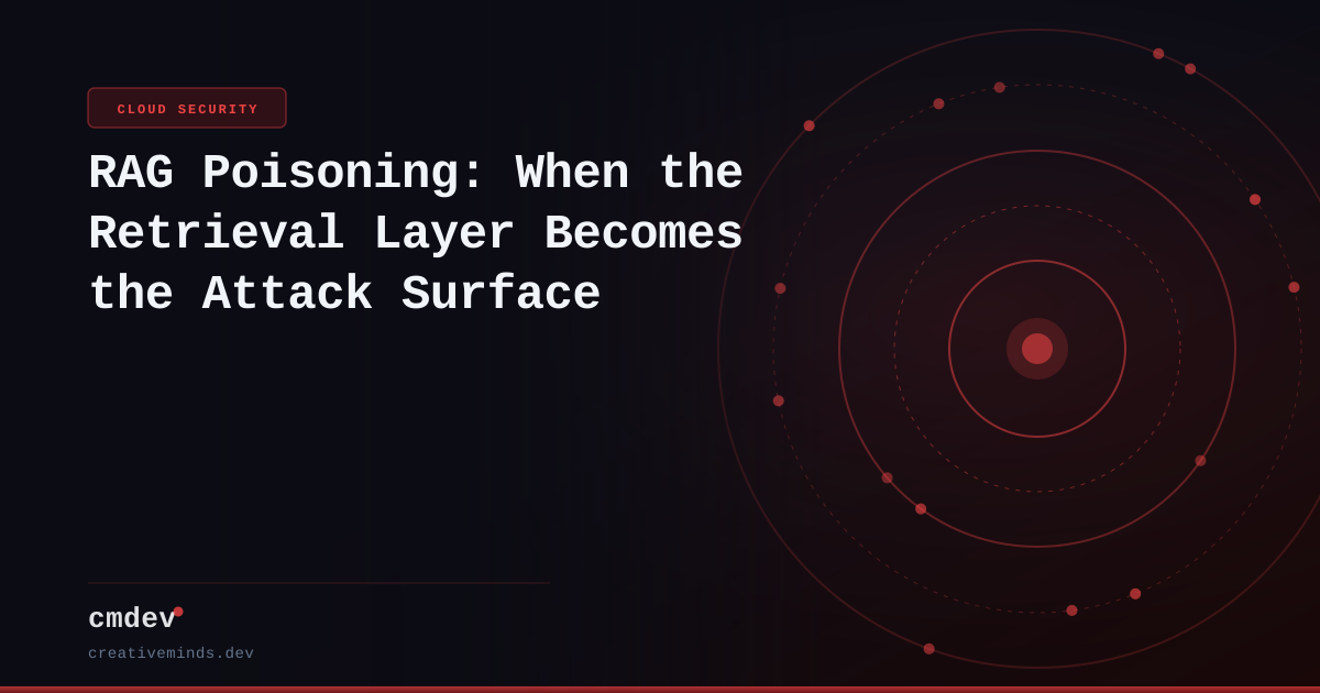 RAG Poisoning: When the Retrieval Layer Becomes the Attack Surface
