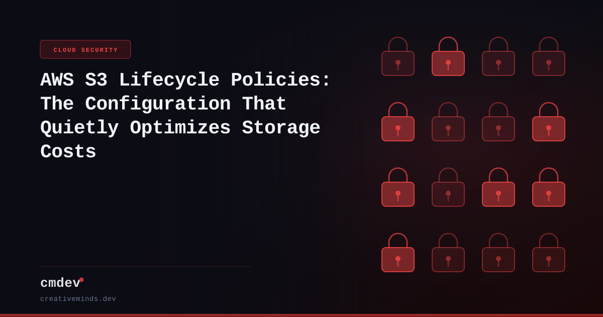 AWS S3 Lifecycle Policies: The Configuration That Quietly Optimizes Storage Costs