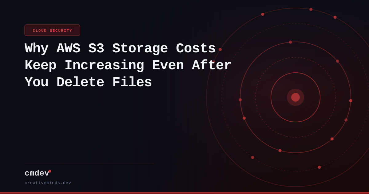 Why AWS S3 Storage Costs Keep Increasing Even After You Delete Files