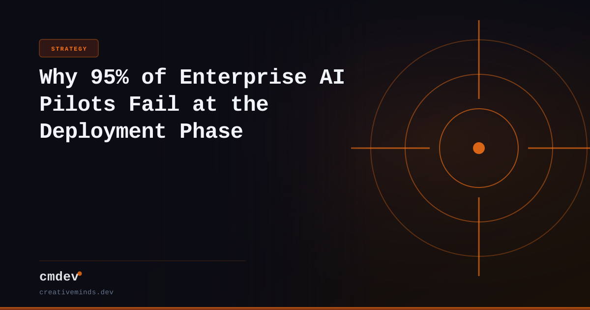 Why 95% of Enterprise AI Pilots Fail at the Deployment Phase